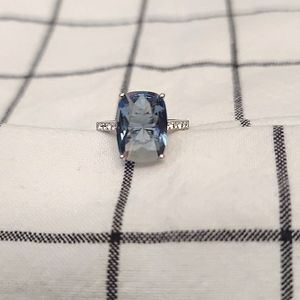 Sterling Silver & Swarovski Crystal Ring